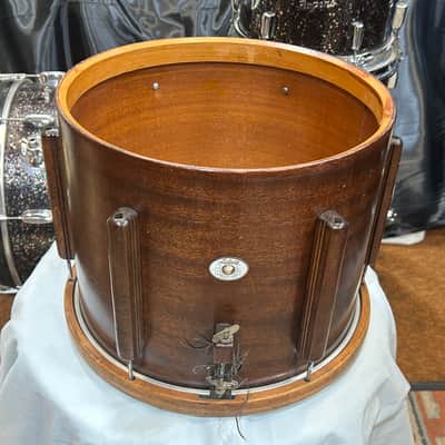 Ludwig 12" deep X 15" head Victory Marching Snare Drum (TL-2246) early 40's - Mahogany image 6