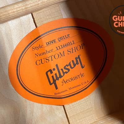 2016 Gibson Custom Shop Dove Quilt Maple Limited Edition Honeyburst | Original Case & COA image 13