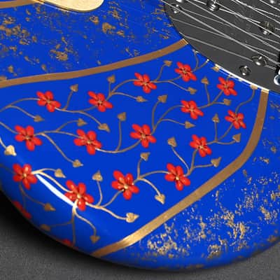 Fender Custom Shop Jazzmaster "Blue with Red & Gold" Thorn / Gallenberger Project 2022 image 10