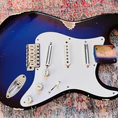 MJT Stratocaster Body Fender Desert Sunset Relic NEW image 2