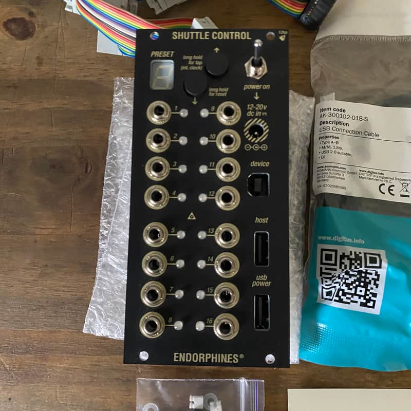 Endorphin.es Shuttle Control Eurorack Synth Module 2017 - Present - Black image 1