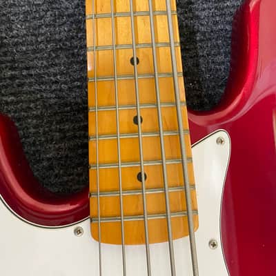SX Left handed 5 string jazz bass image 7