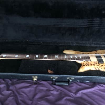 Spector EURO 5 String Left Handed 2017 Poplar Burl image 5