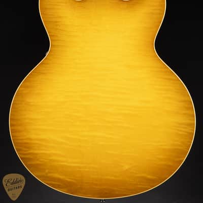 2024 - Gibson Custom Shop PSL '64 ES-335 Figured Reissue Gloss Green Lemon 7.11 #140497 image 4