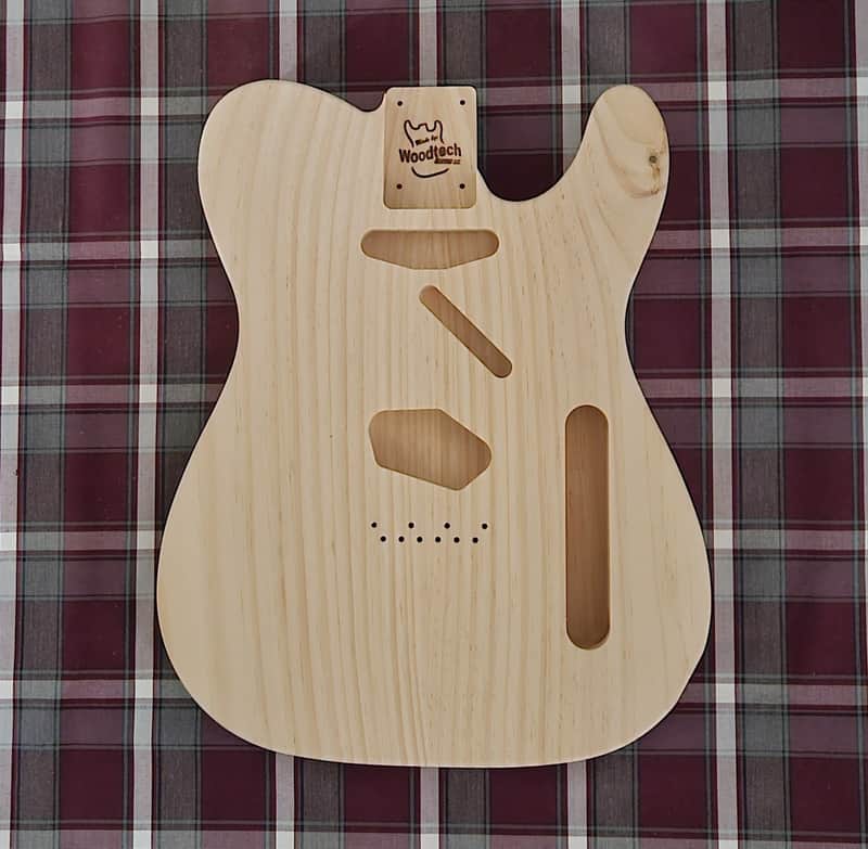 Woodtech Routing - 2 pc Eastern White Pine Telecaster Body - Unfinished image 1