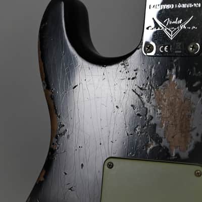 Fender Custom Shop Limited Edition 1962 Stratocaster w/ Handwound 60/63 Pickups, Heavy Relic- Black 2026 (CZ589673) image 17