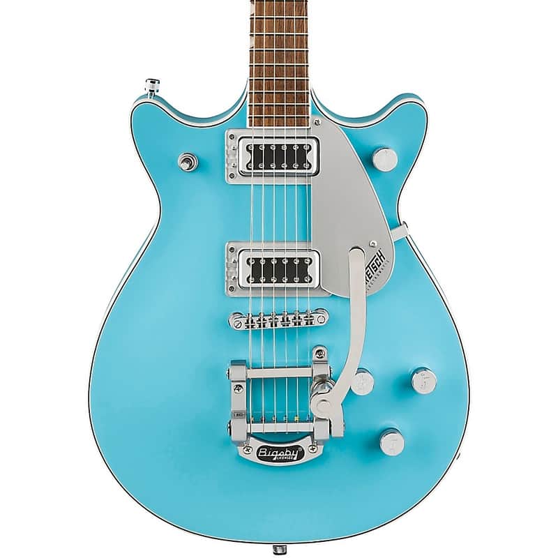 Gretsch Guitars G5232T Electromatic Double Jet FT with Bigsby Electric Guitar Regular Kailani Blue image 1