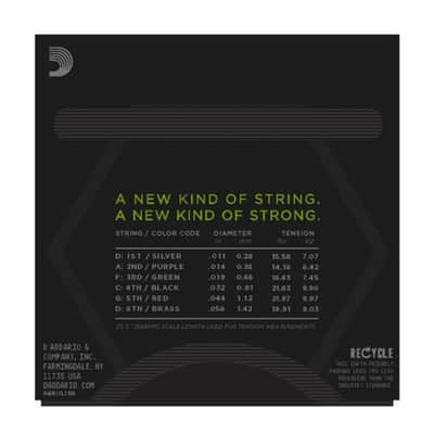 D'Addario NYXL 11-56 Carbon Steel Alloy - Electric Guitar Strings image 3