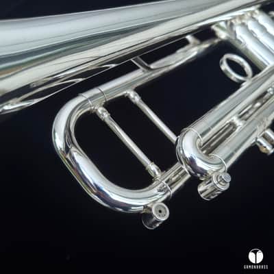 E. K Blessing ML1 Artist USA trumpet gamonbrass SILVERPLATED image 16