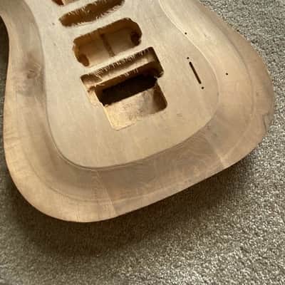 DIY Unfinished Basswood HSH Guitar Body image 5