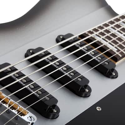 Schecter Robert Smith UltraCure VI Silver Burst Pearl image 7