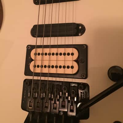 Carvin DC135 w/ Carvin/Kahler Floyd Rose + More! 1993 Antique White Kiesel image 12