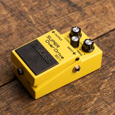 Boss SD-1 Super OverDrive (Silver Label) 1997 - Present - Yellow image 4