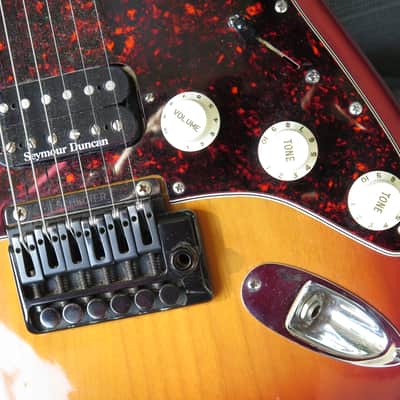 Vintage USA 1984 Schecter super-strat Scorcher electric guitar with Fender Seymour Duncan pickguard jazz image 13