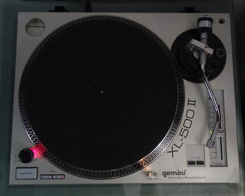 Vintage DJ Turntable GEMINI XL-500 II Direct Drive - Pitch +10% +