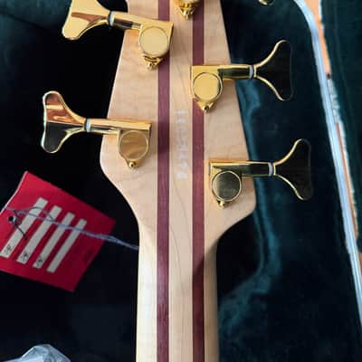 NEW Peavey Cirrus Five String Fretless Late 90's - Deep Ruby Red transparent Polyester/urethane image 5
