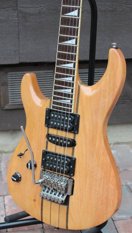 Douglas Super Strat, Floyd Rose, Left Handed 2000's - Natural image 1