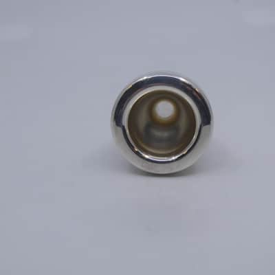 ACB "4" Large Shank Trombone Mouthpiece - Silver image 4