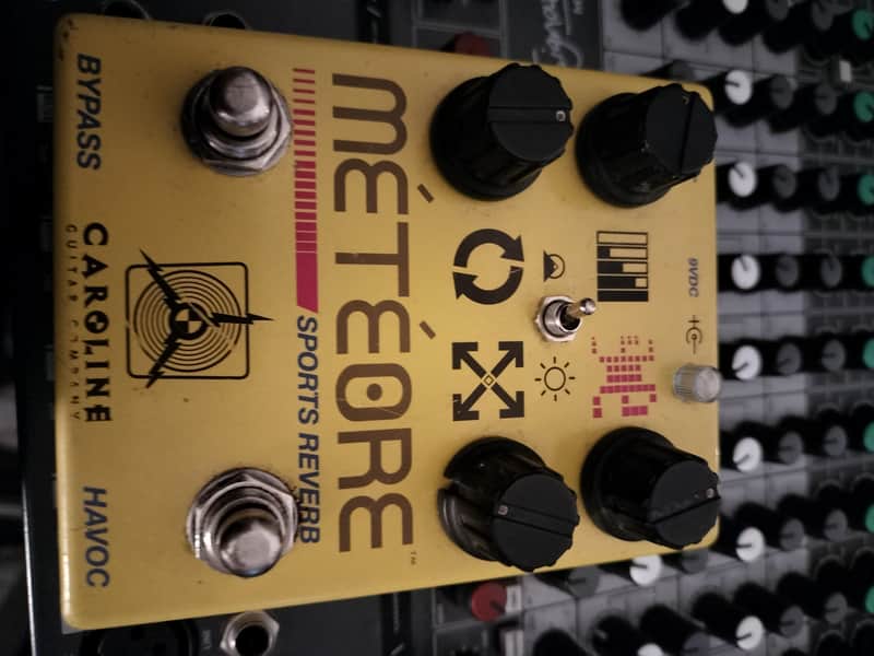 Caroline Guitar Company Météore Lo-Fi Reverb 2016 - Present - RARE PERFORMANCE YELLOW OMG image 1