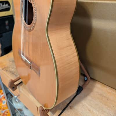 Yamaha No. 45 Nippon Gakki Acoustic Classical Guitar Vintage 1960s W/Case image 8