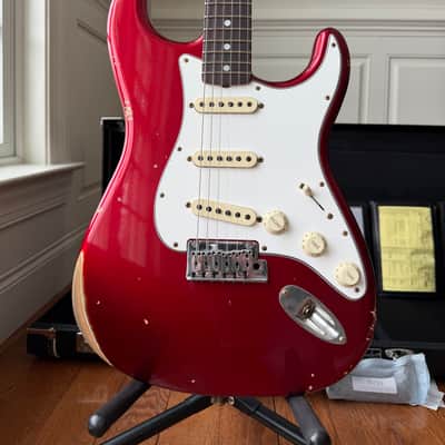 2026 Fender Custom Shop Stratocaster Pro W25 Relic - Candy Apple Red image 2