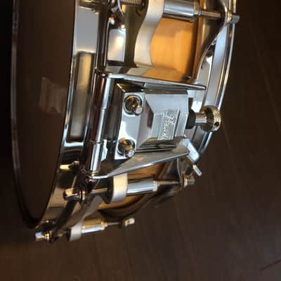 PEARL 14" x 3.5" FREE FLOATING All Maple shell piccolo snare drum Free floater image 8