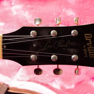 Orville by Gibson Les Paul Junior Double Cut 1988 - TV Yellow image 3