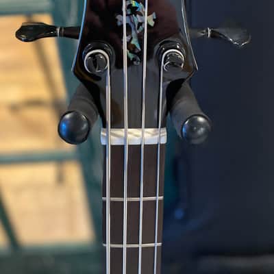 Tobias Growler IV Electric Bass Guitar in Pearl White w/ Tobias Logo Gig Bag image 8
