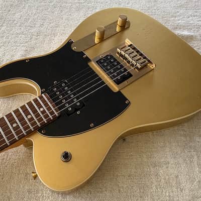 2013 Squier J5 Telecaster John 5 Signature Model Frost Gold HH Double Bound 1st Year image 11