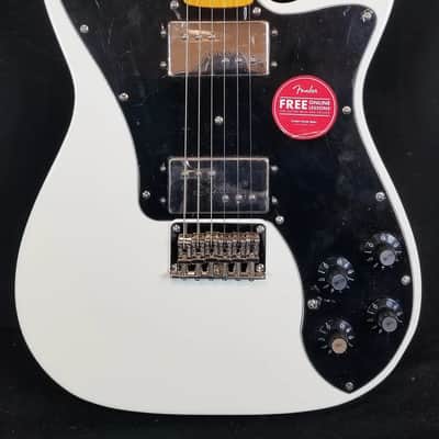Squier Classic Vibe '70s Telecaster Deluxe HH Electric Guitar, Maple Fingerboard, Olympic White image 1