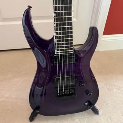 Listing image 1 for ESP LTD SH-7 Evertune Brian (Head) Welch Signature 2017 - Present - See Thru Purple