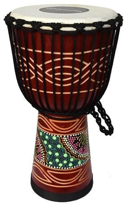 ECKO - 50CM CARVED DJEMBE - CANDY image 1
