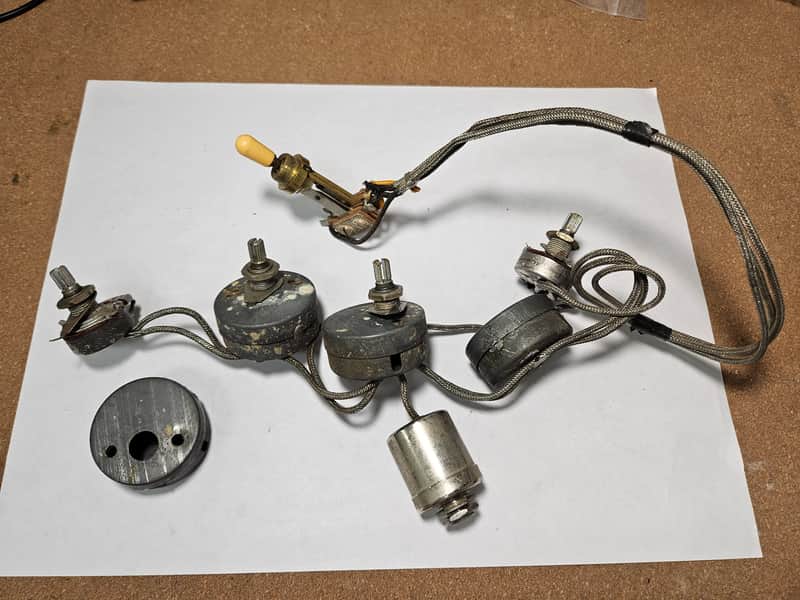 Gibson Vintage Wiring Harness 1961 - 500k Centralab C2 ES-3XX image 1