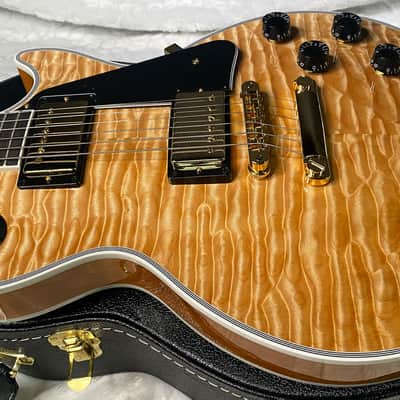 NEW! Gibson Dealer Select Custom Shop Les Paul Custom AAAAAAA Quilt - 7AQ! - Natural - SO MUCH DEPTH and MOVEMENT! - 9.7 lbs - Authorized Dealer - G07564 image 10