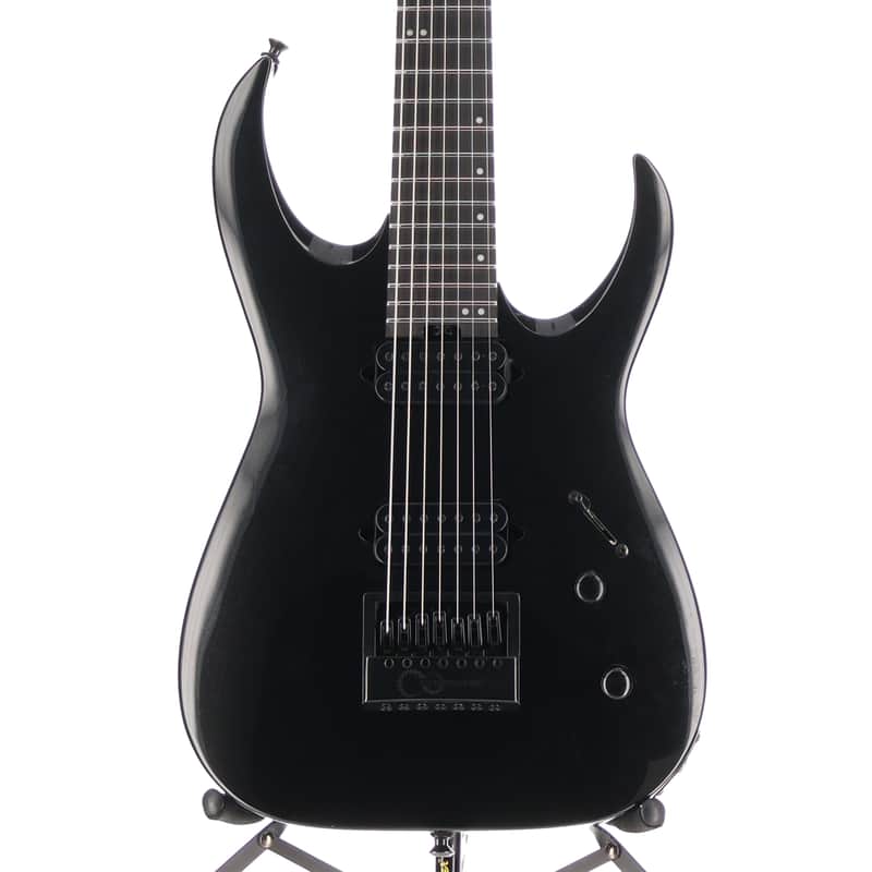 Jackson Pro Series Signature Misha Mansoor Juggernaut ET7, Metallic Black, Plays Great (SR) (11893) image 1