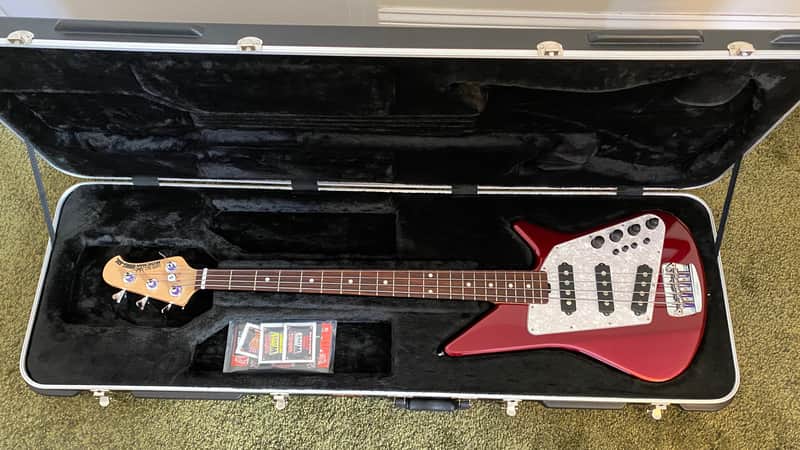 Ernie Ball Music Man Big Al 4SSS 2013 Candy Red image 1