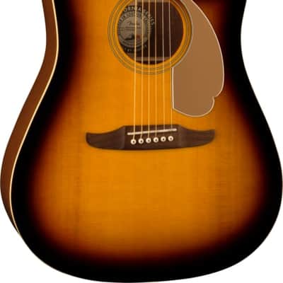 Fender Redondo Player Walnut Fingerboard Gold Pickguard Sunburst image 2