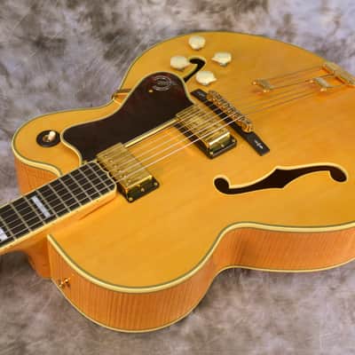 2006 Epiphone Elitist Broadway Guitar in OHSC - Antique Natural image 11