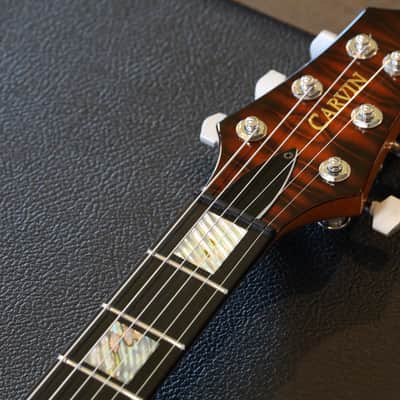 MINTY! Carvin California Carved Top CT-6 Double-Cut Electric Guitar Quilted Amber + COA OHSC image 10