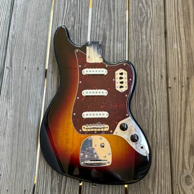 Squier Bass Vi loaded Body project parts caster - Sunburst electric guitar image 1