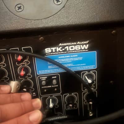American Audio STK-106W Portable Column Line Array PA System 10" Mains image 2