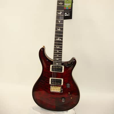 PRS Paul Reed Smith Custom 24 "Floyd" 10-Top Guitar, Rosewood Fretboard, Fire Red Burst image 2