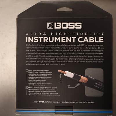 Boss BIC-P10A Premium Instrument Cable 3M image 2