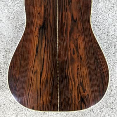 B C Rich Model B-38 Natural Acoustic Guitar from the mid 1970's w/ gig bag B.C> image 2