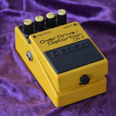 BOSS OS-2 OverDrive/Distortion silver label * very versatile for vintage/classic/modern guitar sounds*perfect for Rock/Punk/Garage/Grunge/Beat...you find your tone with this yellow thing image 6