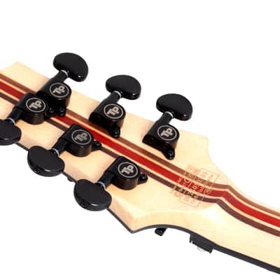 Schecter C-1 FR-S Pale Moon Natural Satin with Black Burst image 13