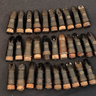 31 Clarinet Selmer mouthpieces (Oval, Table) Rare Good State image 2