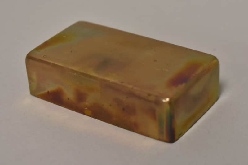 1980s Schecter USA Humbucker Cover Gold NOS image 1