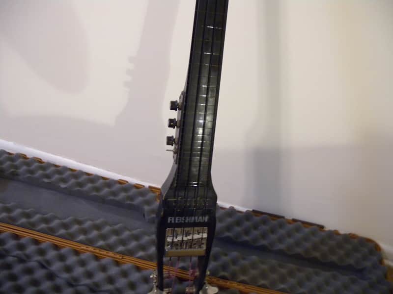 Very Rare Vintage 3 Octave Fleishman Headless Bass Guitar Circa 1980 With Original Case image 1