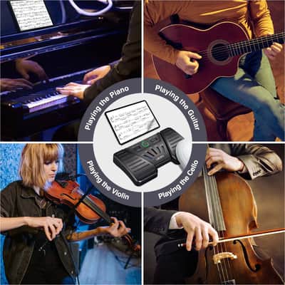 LEKATO Wireless Page Turner Pedal Bluetooth Foot Page Turner for Phone and Tablets Page Turning, Rechargeable Music Page Turner Pedal Ipad Wireless Page Turner for Playing Instruments App Controller image 7